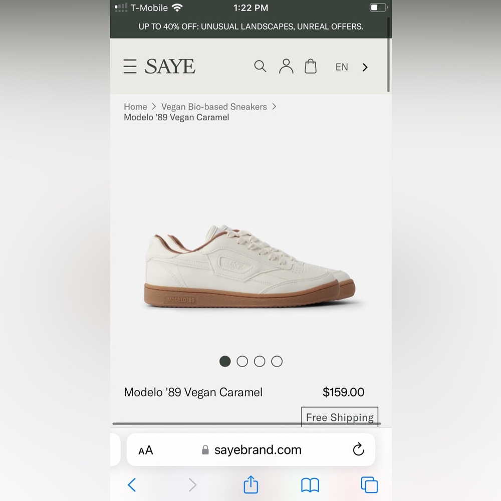 Saye Vegan Leather Sneakers